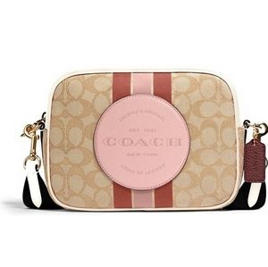 NEW Coach Dempsey Camera Bag In Signature